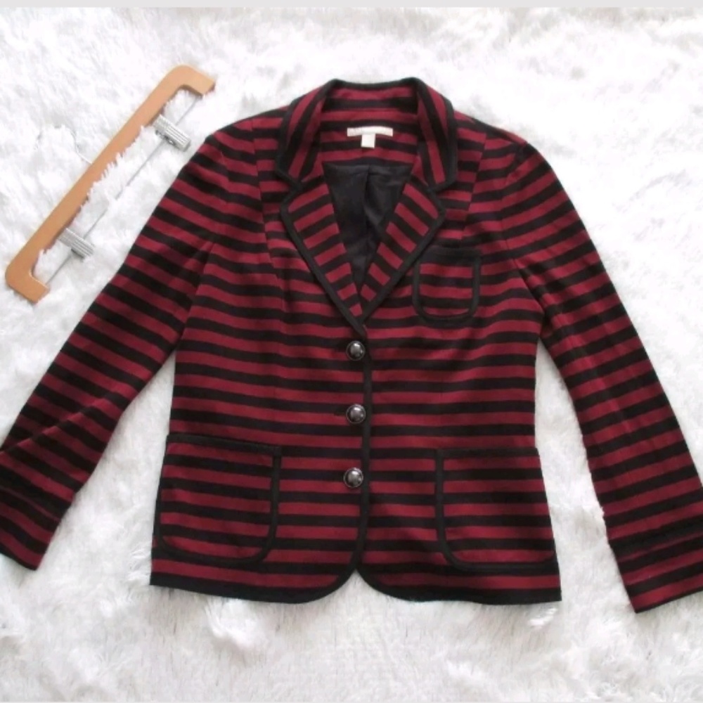 Banana Republic Striped Chic Career Blazer